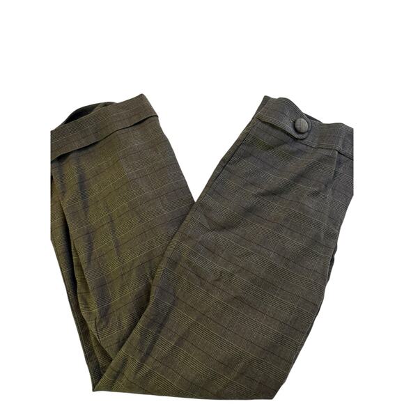 J.Crew Favorite Fit Glen Plaid Wool Blend Trousers Women’s Size 10 - Picture 4 of 8